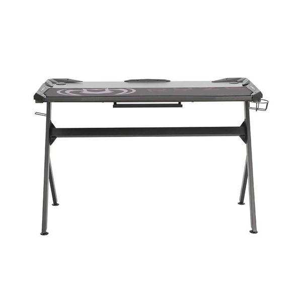 Ryze Extreme Karbon Fiber RGB Oyuncu Masası - Siyah 120x60x76 cm - Image 1