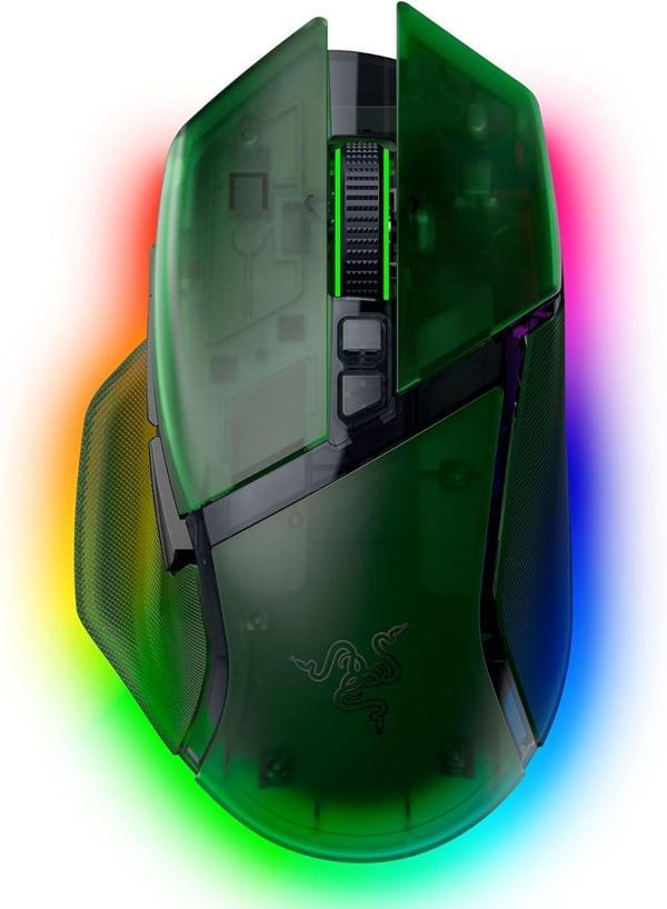 Razer Basilisk V3 Pro 35K Kablosuz Mouse Yeşil RZ01-05240300-R3G1 - Image 1