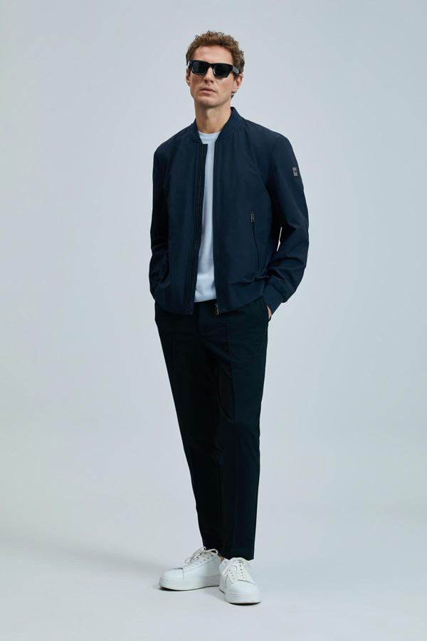 Lufian Çimalı Slim Fit Normal Bel Düz Paça Erkek Pantolon 111190337 LACİVERT - Image 1