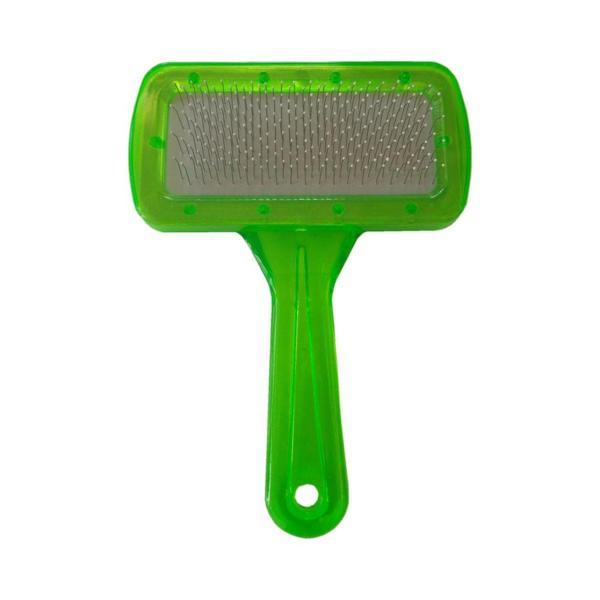 Markapet Kedi Köpek Tarağı Şeffaf 9*14 cm Yeşil - Image 1