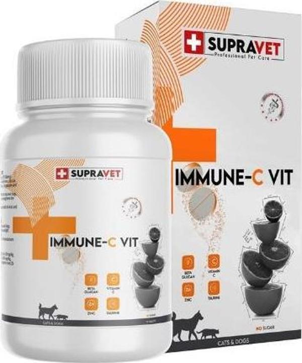 Supravet İmmune Kedi Köpek Bağışıklık Güçlendirici Vitamin 75 Tablet - Image 1