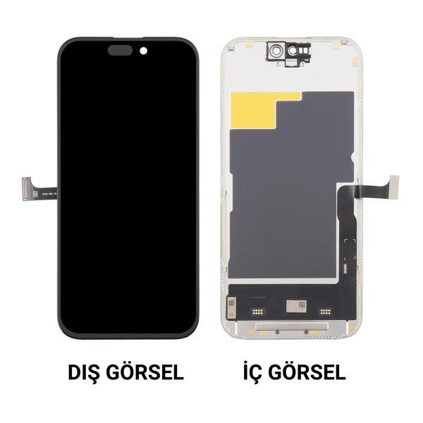 Teknonet Apple iPhone 15 Pro Uyumlu GX Oled Lcd+Dokunmatik+Çıtalı NT-110190 - Image 1