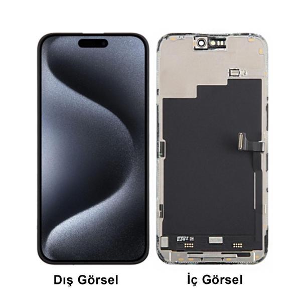 Teknonet Apple iPhone 15 Pro Max Uyumlu GX Oled Lcd+Dokunmatik+Çıtalı NT-110191 - Image 1