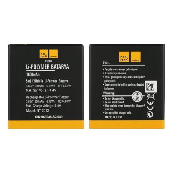 Teknonet Vestel Venüs 5000 Uyumlu Nettech NT-2012 1600 MAh Batarya NT-32453 - Image 1