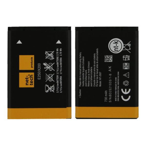 Teknonet Samsung Sgh- E250 Uyumlu Nettech NT-2007 730 MAh Batarya NT-32431 - Image 1