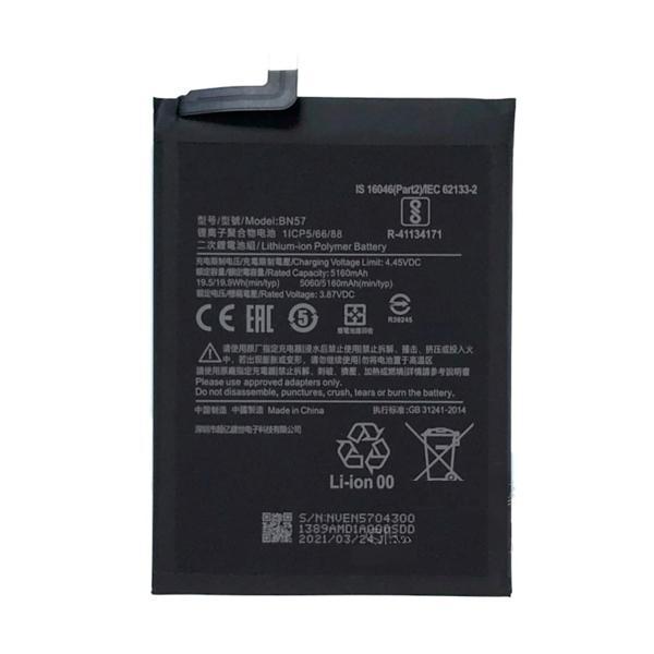 Teknonet Xiaomi Poco X3 Uyumlu Nettech BN57 5170 mAh Batarya NT-109570 - Image 1
