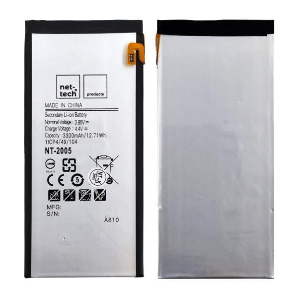 Teknonet Samsung Galaxy A810 A8 2016 Uyumlu Nettech 3300 MAh Batarya NT-86137 - Image 1