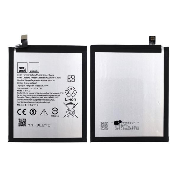 Teknonet Lenovo K6 Note Uyumlu Nettech 4000 MAh Batarya NT-82537 - Image 1