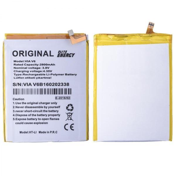 Casper Via V6 Uyumlu V6B160202338 2800 MAh Batarya NT-17742 - Image 1