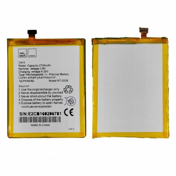 Teknonet Casper Via V5 Uyumlu Nettech NT-93118 Batarya NT-93118 - Image 1