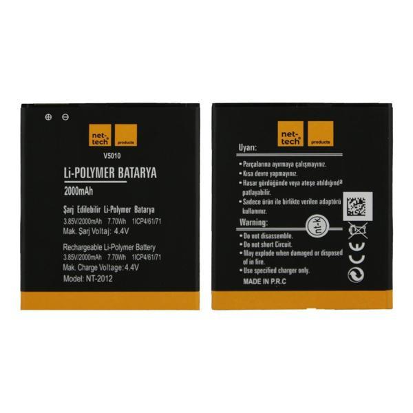 Teknonet Vestel Venüs V3 5010 Uyumlu Nettech NT-2012 2000 MAh Batarya NT-32452 - Image 1