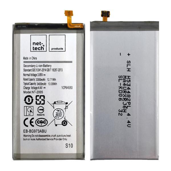 Teknonet Samsung Galaxy S10 Uyumlu Nettech 3300 MAh Batarya NT-82551 - Image 1