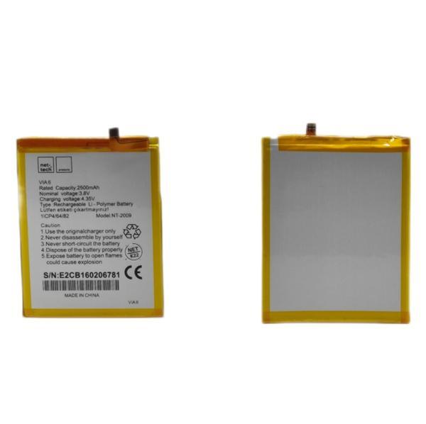 Teknonet Casper Via V6 Uyumlu Nettech NT-93120 2500 MAh Batarya NT-93120 - Image 1