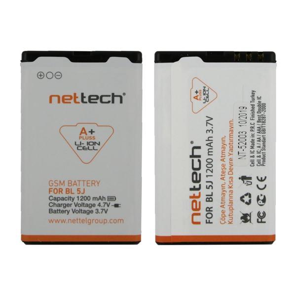 Teknonet Nokia 5230 Uyumlu Nettech BL-5J 1200 MAh Batarya NT-10885 - Image 1