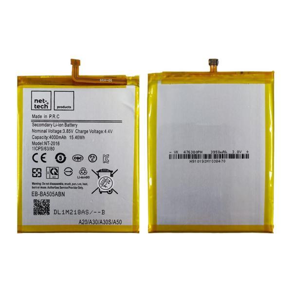 Teknonet Samsung Galaxy A20 Uyumlu Nettech 4000 MAh Batarya NT-82602 - Image 1