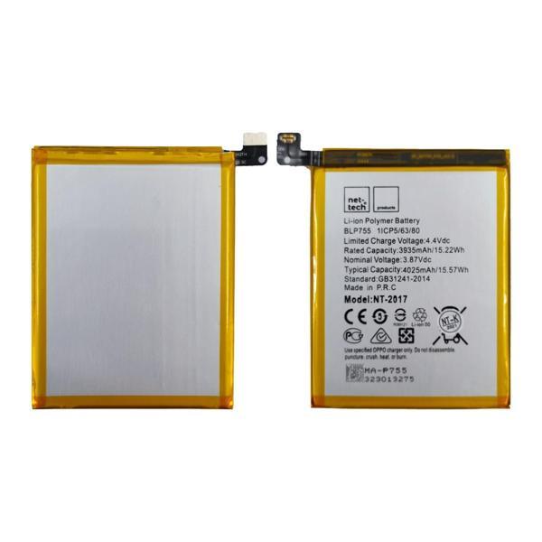 Teknonet Oppo Reno 3 Uyumlu Nettech 3900 MAh Batarya NT-86134 - Image 1