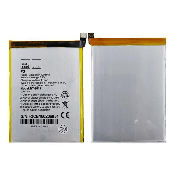 Teknonet Casper Via F2 Uyumlu Nettech 4000 MAh Batarya NT-85725 - Image 1
