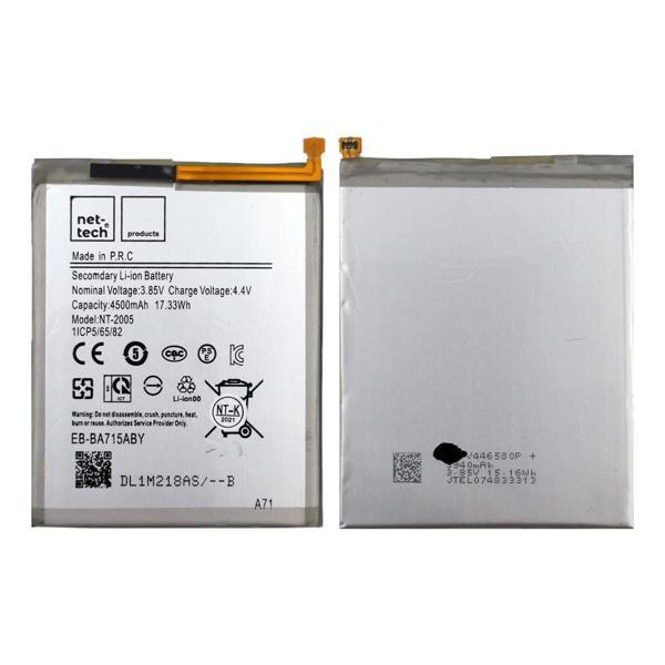 Teknonet Samsung Galaxy A71 Uyumlu Nettech NT-86143 4500 mAh Batarya NT-86143 - Image 1