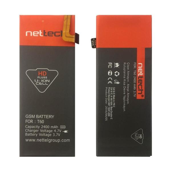 Teknonet Turkcell T60 Uyumlu Nettech NT-2005 2300 MAh Batarya NT-10515 - Image 1