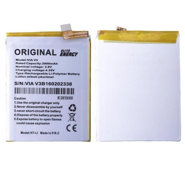 Casper Via V3 Uyumlu V3B160202338 2800 MAh Batarya NT-12617 - Image 1