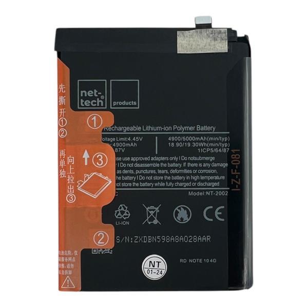 Teknonet Xiaomi Mi Note 10 Lite Uyumlu Nettech BN59 5200 MAh Batarya NT-86152 - Image 1