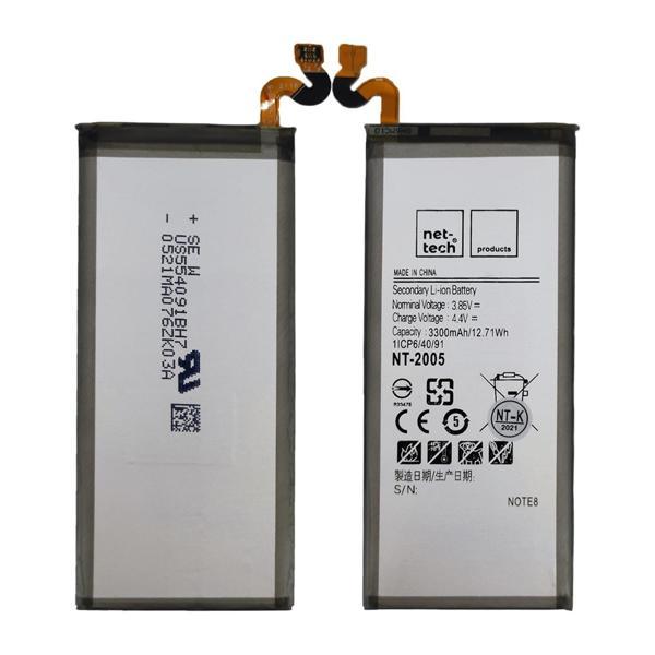 Teknonet Samsung Galaxy N950 Note 8 Uyumlu Nettech NT-2005 3300 MAh Batarya NT-85728 - Image 1