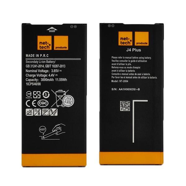 Teknonet Samsung Galaxy G610 J7 Prime Uyumlu Nettech 3000 MAh Batarya NT-96575 - Image 1