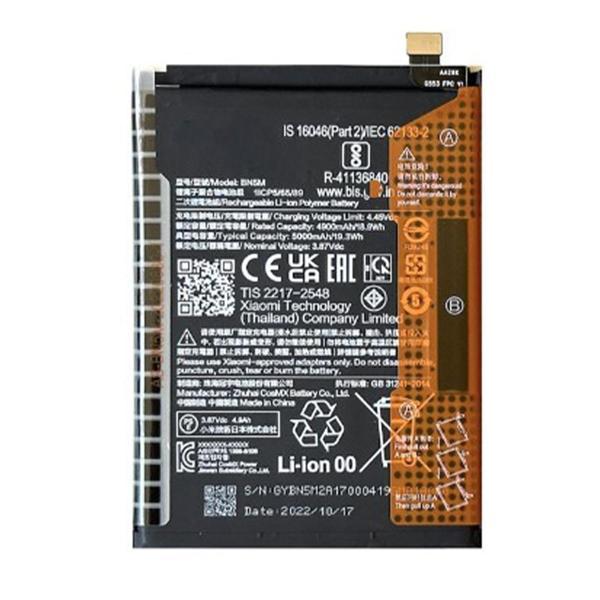 Teknonet Xiaomi Redmi Note 12 Pro 4G Uyumlu Nettech 5000 MAh Batarya NT-104104 - Image 1