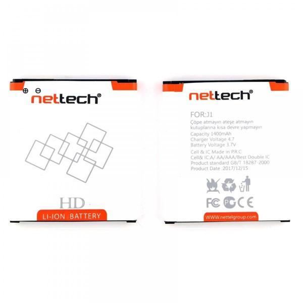 Teknonet Samsung Galaxy J100 J1 Uyumlu Nettech 1650 MAh Batarya NT-21452 - Image 1