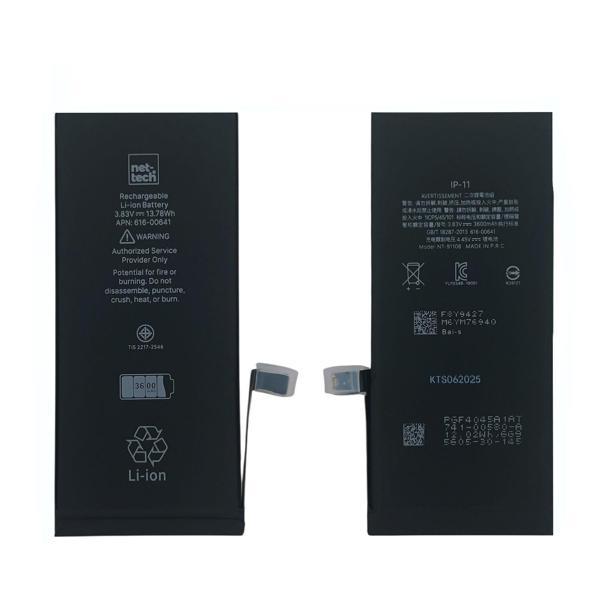 Teknonet Apple iPhone 11 Uyumlu Nettech 3550 mAh Batarya NT-91108 - Image 1