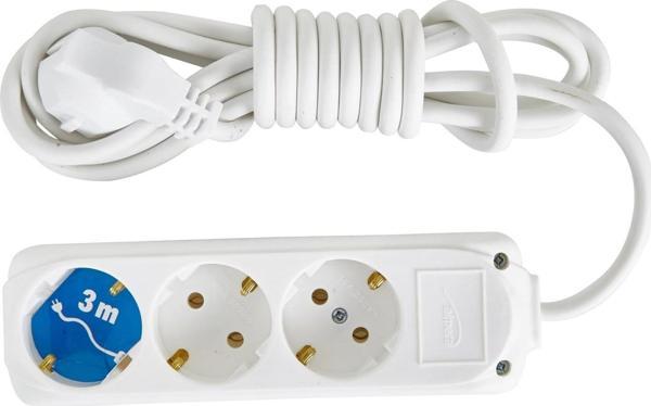 Almera 3 Lü 3 Metre Kablolu Toraklı Priz - Image 1