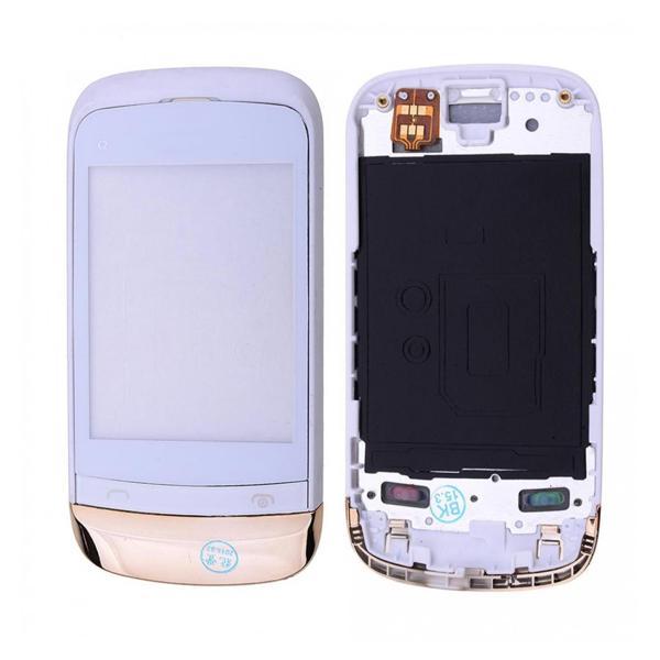 Teknonet Nokia C2-02 Uyumlu Dokunmatik Lens + Oca + Polarize + Çerçeve VR-9368 - Image 1