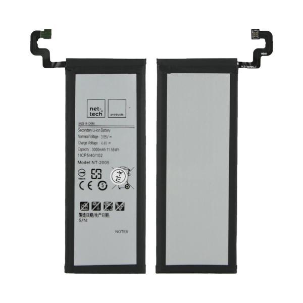 Teknonet Samsung Galaxy N920 Note 5 Uyumlu Nettech 3000 MAh Batarya NT-32429 - Image 1