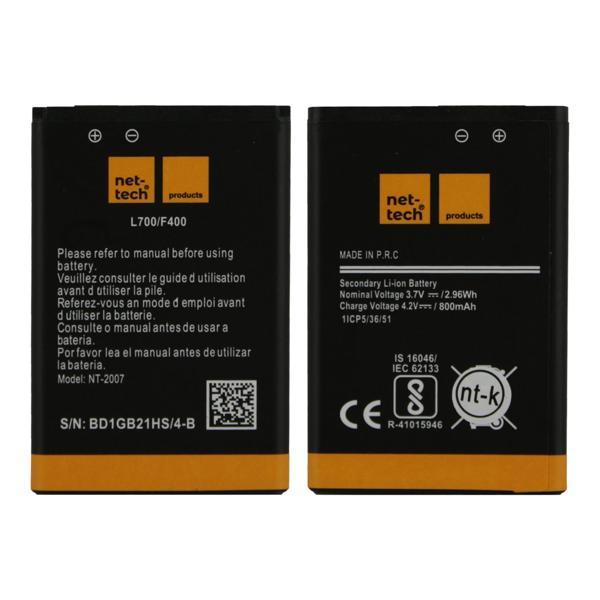 Teknonet Samsung Sgh- L700 Uyumlu Nettech NT-2007 800 MAh Batarya NT-32432 - Image 1