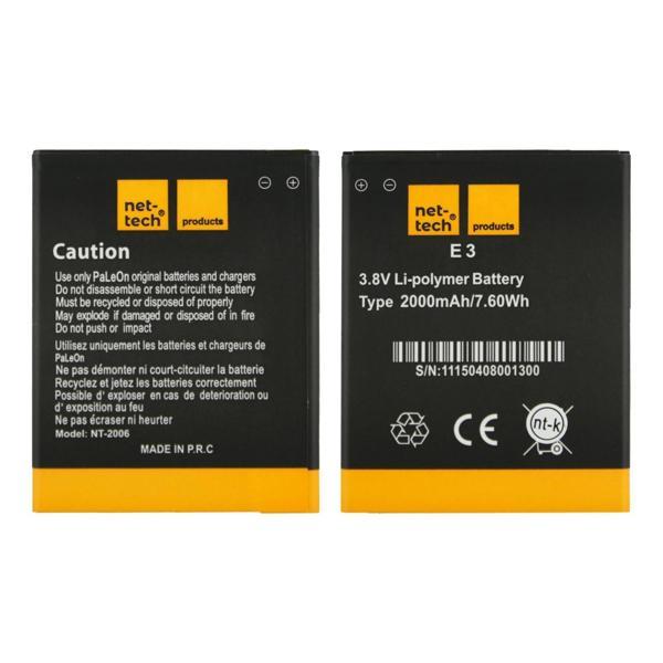 Teknonet General Mobile Discovery E3 Uyumlu Nettech NT-32461 2000 MAh Batarya NT-32461 - Image 1