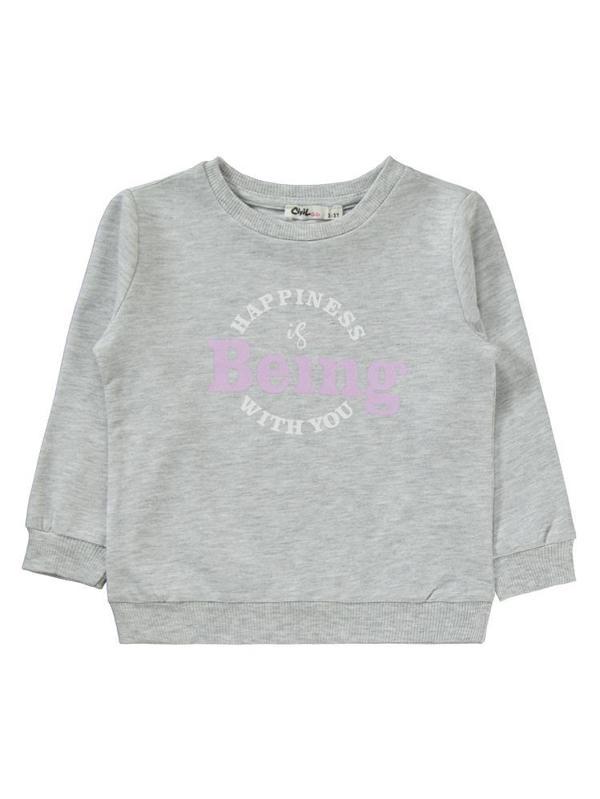 Civil Girls Basic 2'li 2-5 Yaş Eşofman Takımı - Gri 2-3 Yaş - Image 1