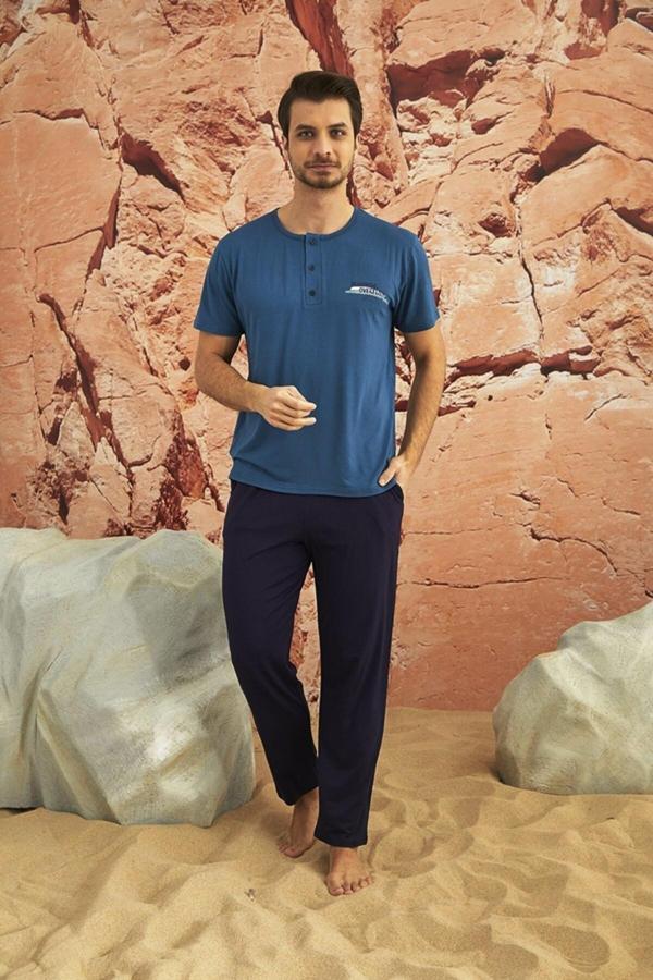 Erkek Kısa Kol Pijama Takımı - Image 1