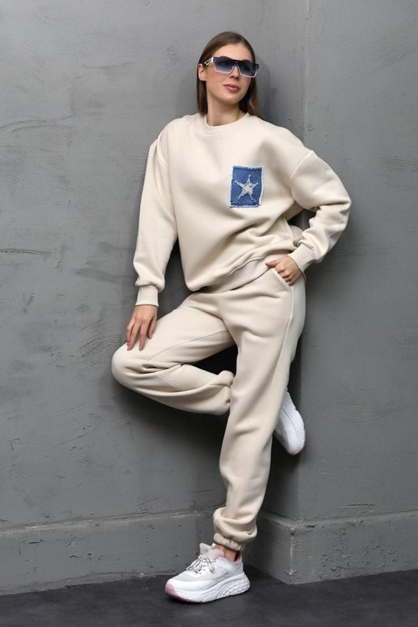 Kadın 3 iplik Eşofman takımı Oversize - Image 1