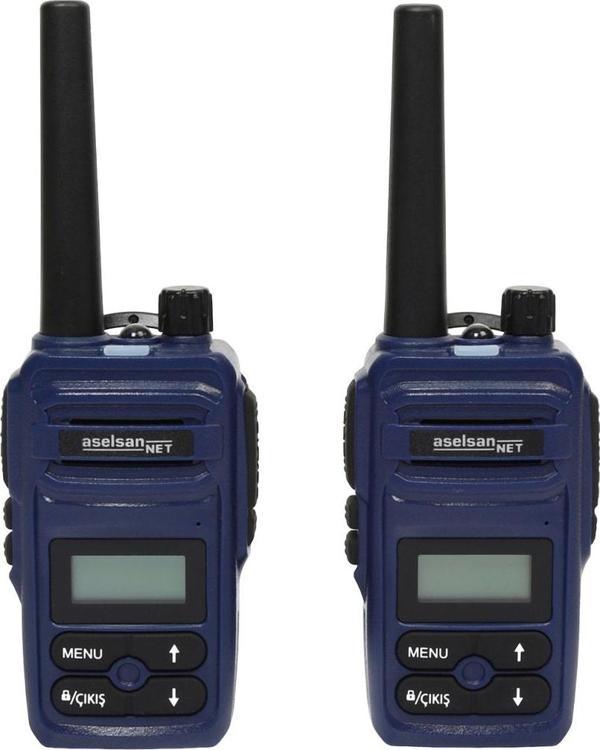 Aselsan Pm-985 Pmr Pil Ve Şarj Dahil 12 Km Ikili El Telsizi (16 KANAL 121 ALT KANAL) - Image 1