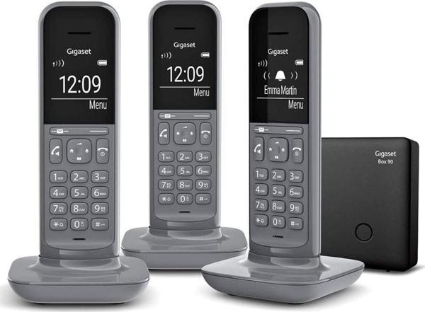 Gigaset Cl390 Trio 3 Ahizeli Telsiz Telefon Satellite Grey - Image 1