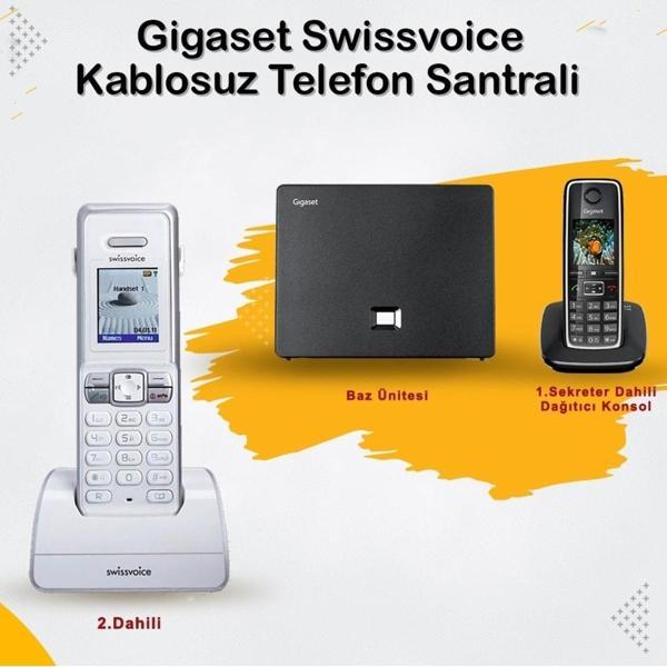 Swissvoice Gigaset C530 2 Dahili Telsiz Kablosuz Telefon Santrali - Image 1
