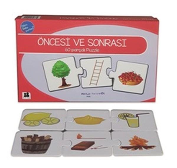 EZO-Etkin Zeka Oyunları Öncesi ve Sonrası Puzzle-60 Parça Puzzle - Akıllı Yayınları - Image 1