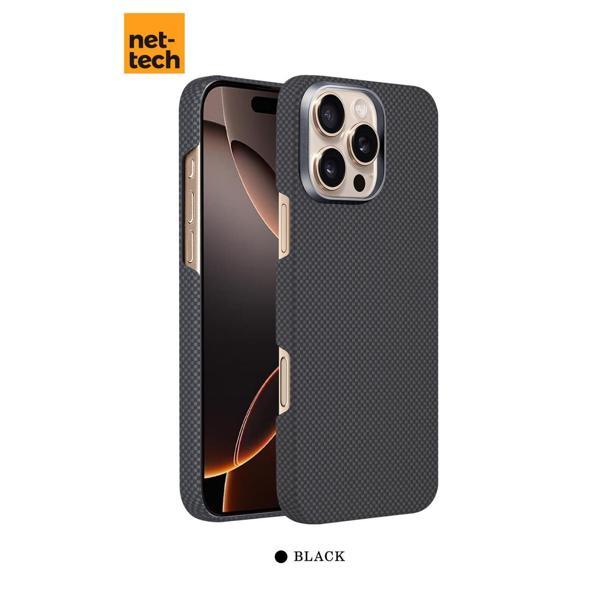 Nettech Apple iPhone 16 Pro Max Uyumlu NT-N075 Kevlar Karbon Arka Koruma Kılıf NT-113706 - Image 1