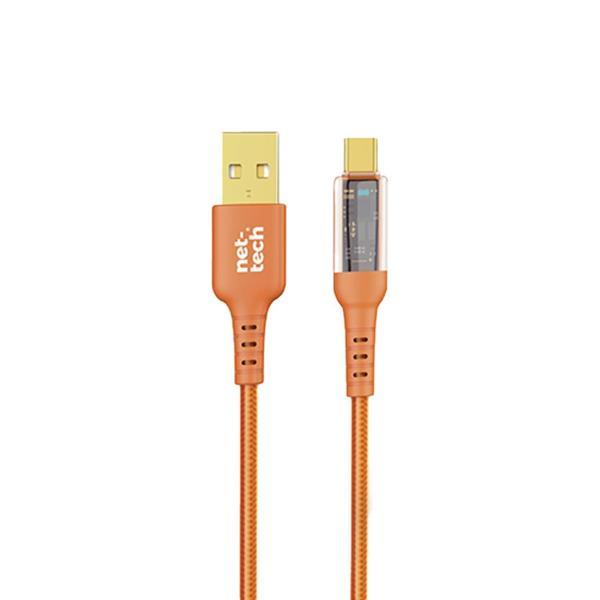 Nettech NT-DC34 Plastik 100 Cm Type-C Şarj ve Data Kablosu NT-108303 - Image 1