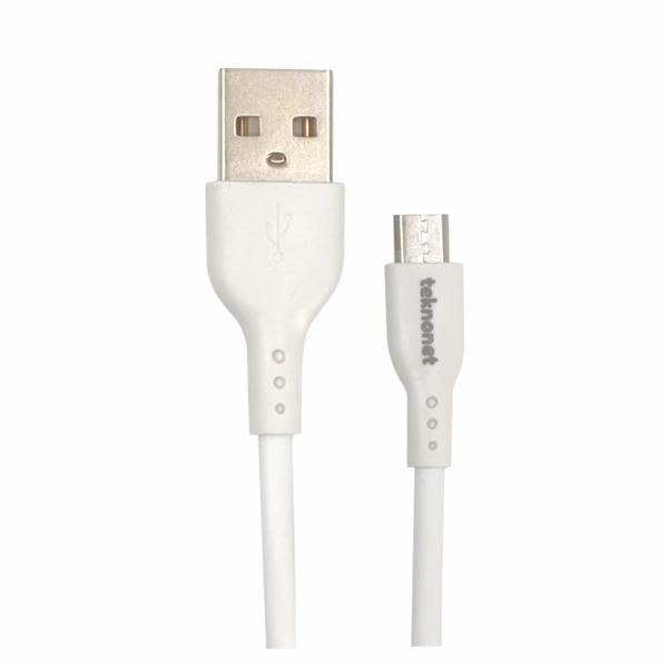 Teknonet TN-DC16 Plastik 100 Cm Micro Şarj ve Data Kablosu NT-96628 - Image 1