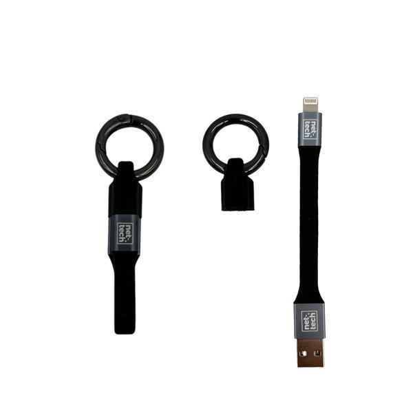 Nettech NT-DC22 3A Plastik 20 Cm Lightning Şarj ve Data Kablosu NT-DC22 - Image 1