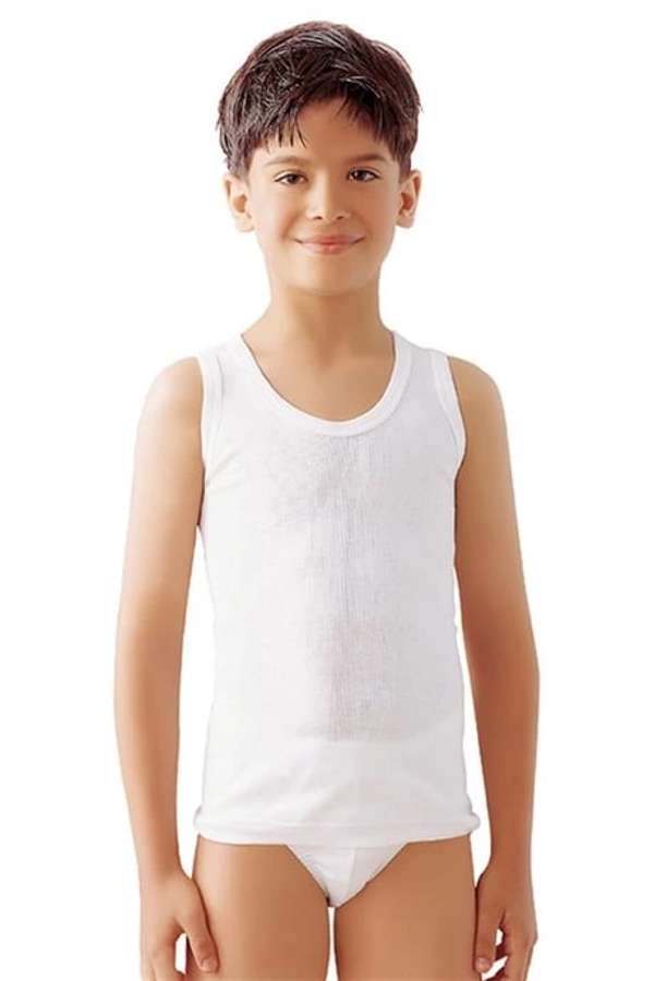 Çift Kaplan 775 Ribana Kumaş Erkek Çocuk Atlet - Image 1