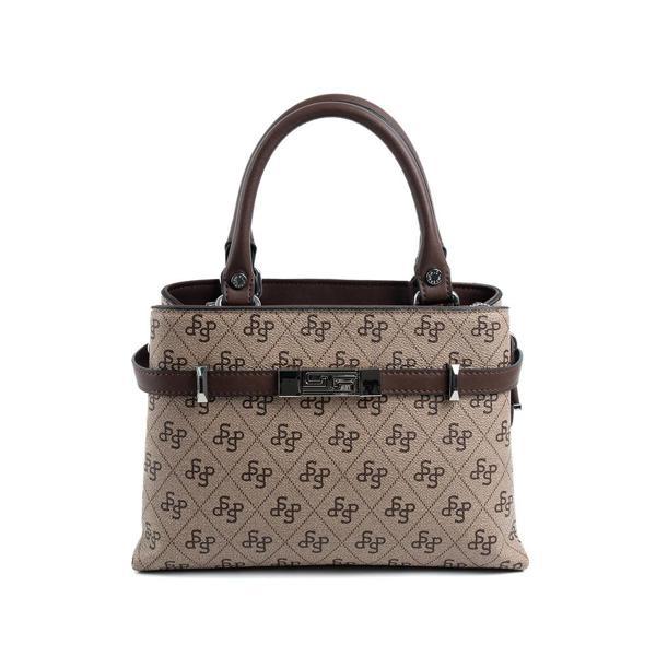 Silver & Polo Kadın Omuz Çantası 1149-47906  Silver Polo BAYAN ÇANTASI M178 KOYU BEJ-MAT KAHVE - Image 1