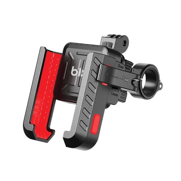 Gidon Bağlantılı 360° Derece Ayarlanabilir 3.5”-7.2” Uyumlu Motosiklet Bisiklet Telefon Tutucu - Image 1