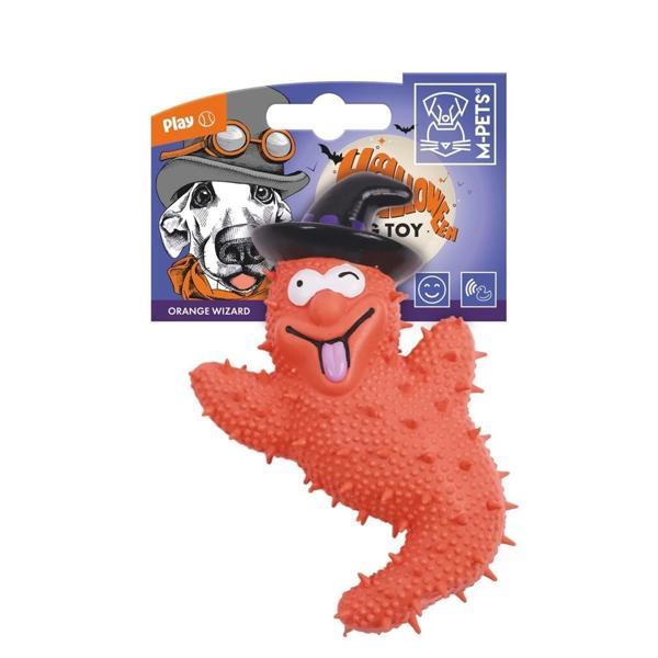 M-Pets Halloween Orange Wizard Köpek Oyuncağı Turuncu - Image 1